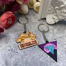 Feminist Devour the Patriarchy Tiger Keychain-8