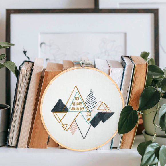 Wanderlust Embroidery Kit