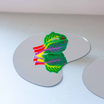 Rainbow Chard Jenny Lemons Hair Claw - 0