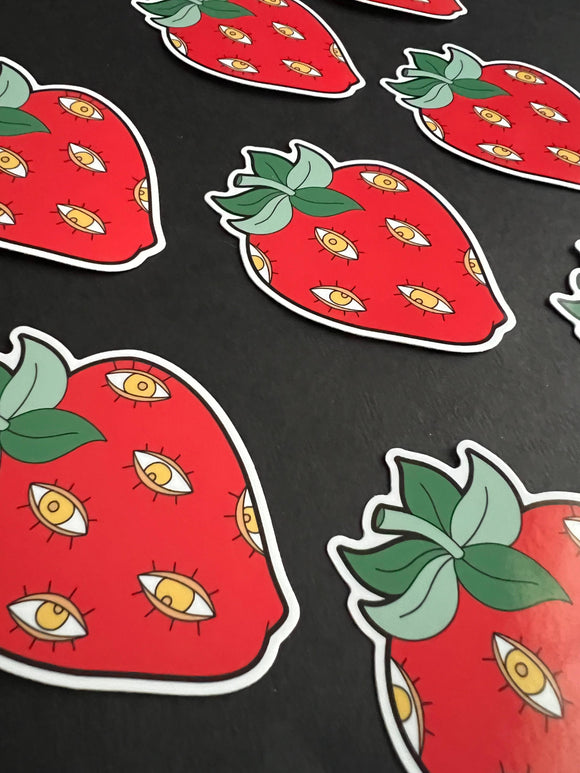 Summerween Strawberry Sticker