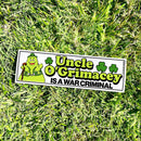 McWar Criminal Bumper Sticker-2