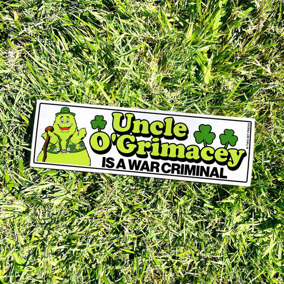 McWar Criminal Bumper Sticker