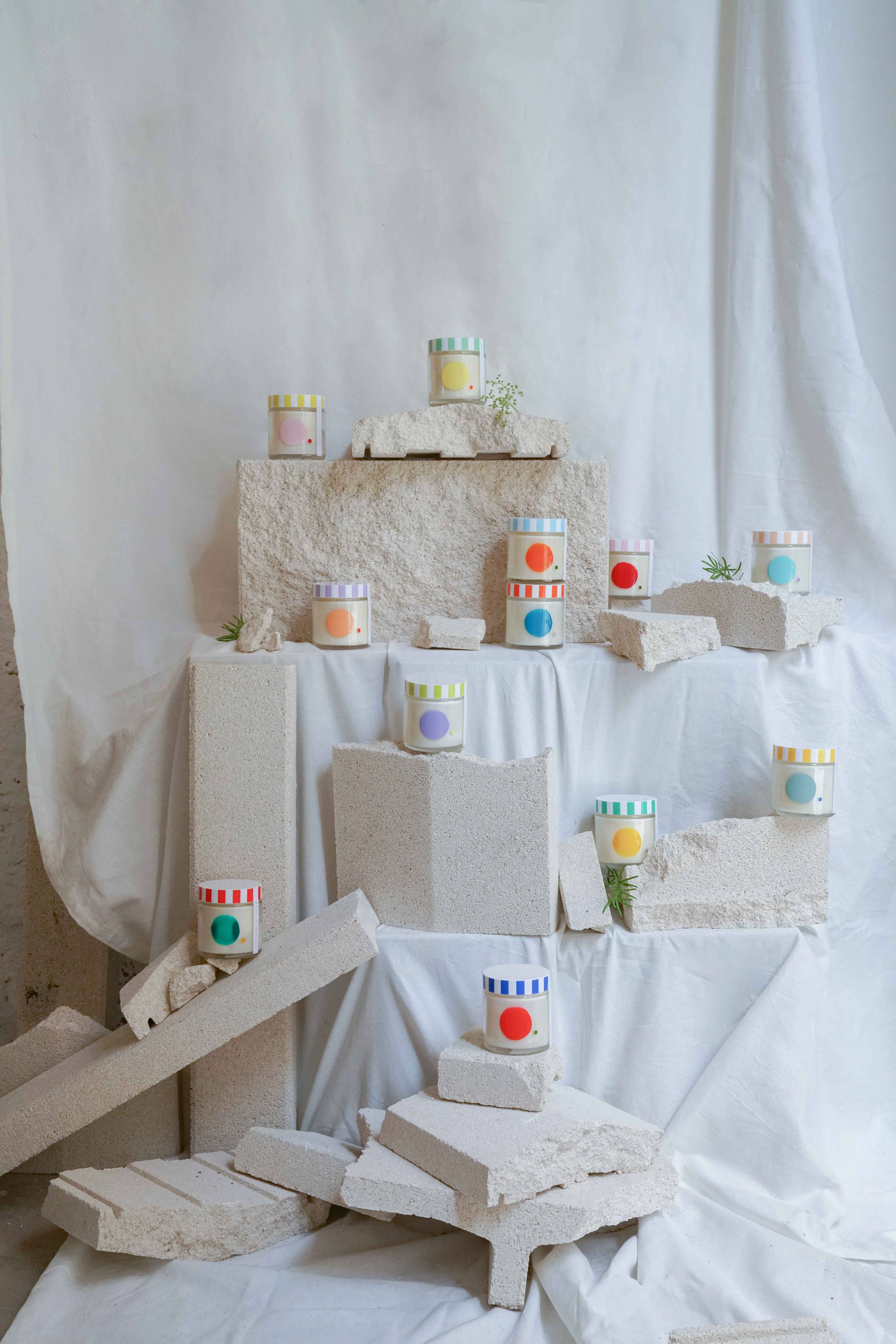 to:from grapefruit + thyme candle