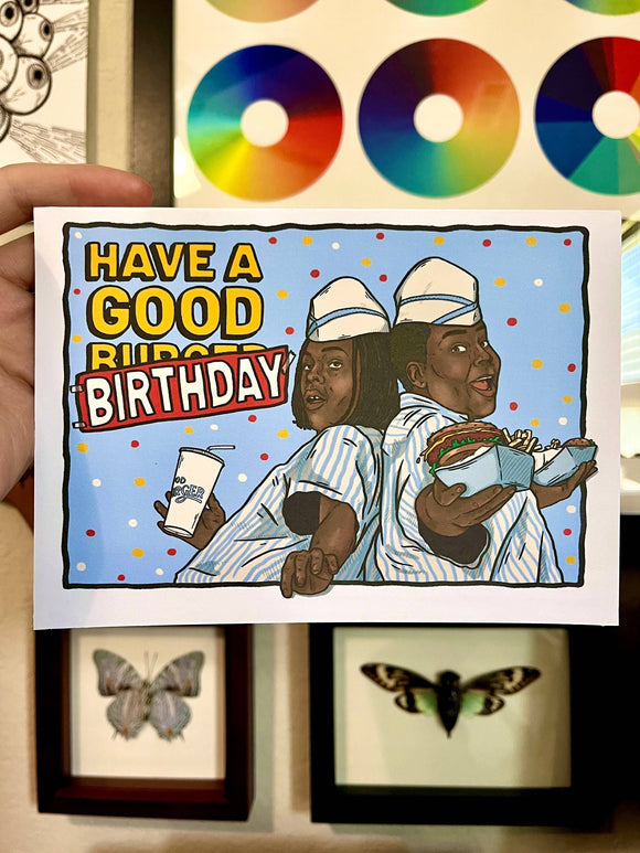 Good Burger Kenan & Kel Birthday Card
