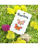 Rosy Maple Moth Hair Clip Set-4