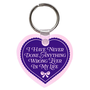 I Have Never Done Anything Wrong Keychain