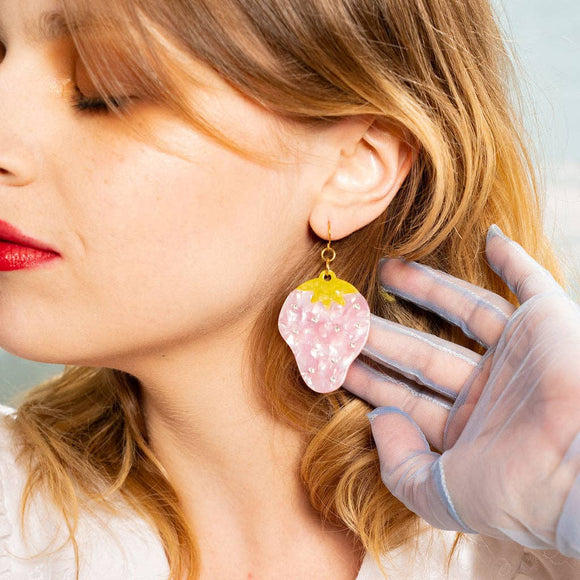 Strawberry Sparkle Earrings
