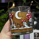 Ghost Mushrooms in the Snow Glass Mug-4