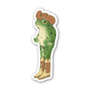 Cowboy Frog Sticker-2