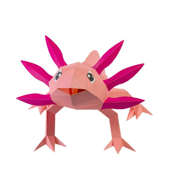 Axolotl PaperCraft Art Kit