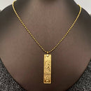 Rectangular Zodiac Necklace-7