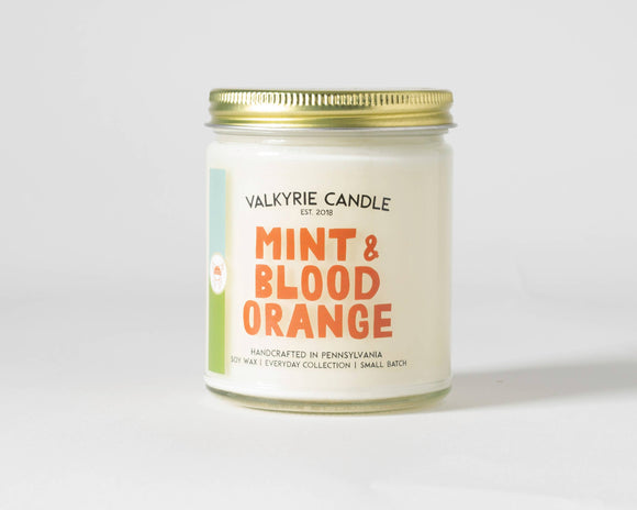 Mint and Blood Orange Candle