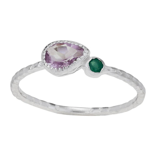 Wisteria Amethyst Sterling Silver Ring
