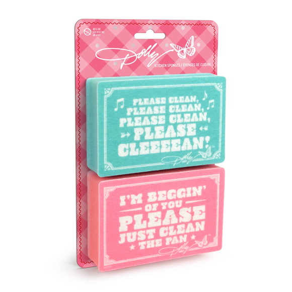 Dolly Parton Jolene Kitchen Sponges, Set of 2