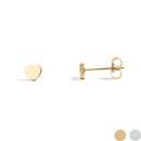 Dainty Heart Stud Earrings-1