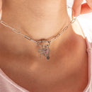 Paperclip Carabiner Necklace-12