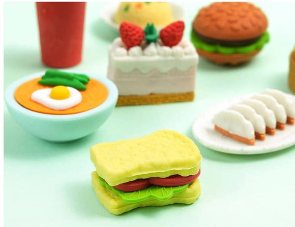 Yummy Snack Mini Random Eraser Box