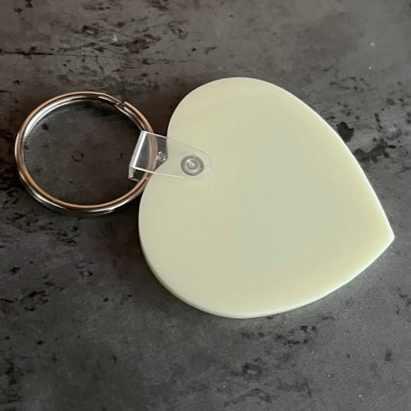 Butter Heart Keychain
