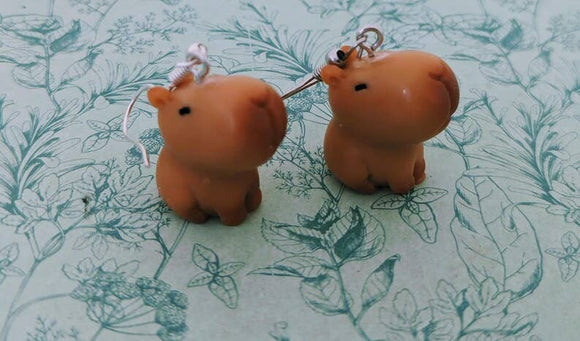 Chubby Capybara Earrings