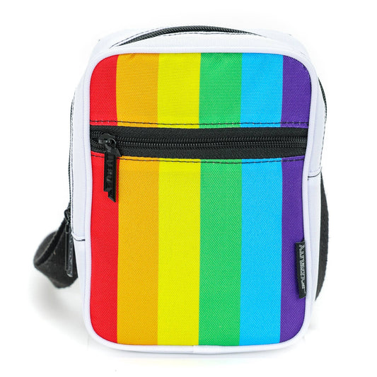 Rainbow Stripe Crossbody Bag