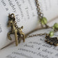 Little Brass Deer Necklace