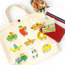 3P4 x Richard Scarry® - Busy Town Market Tote-3