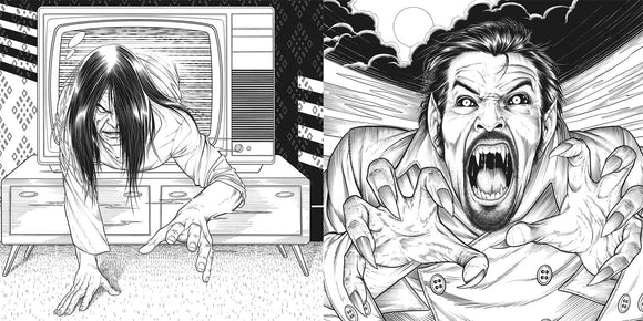 Horror Movies Coloring Book