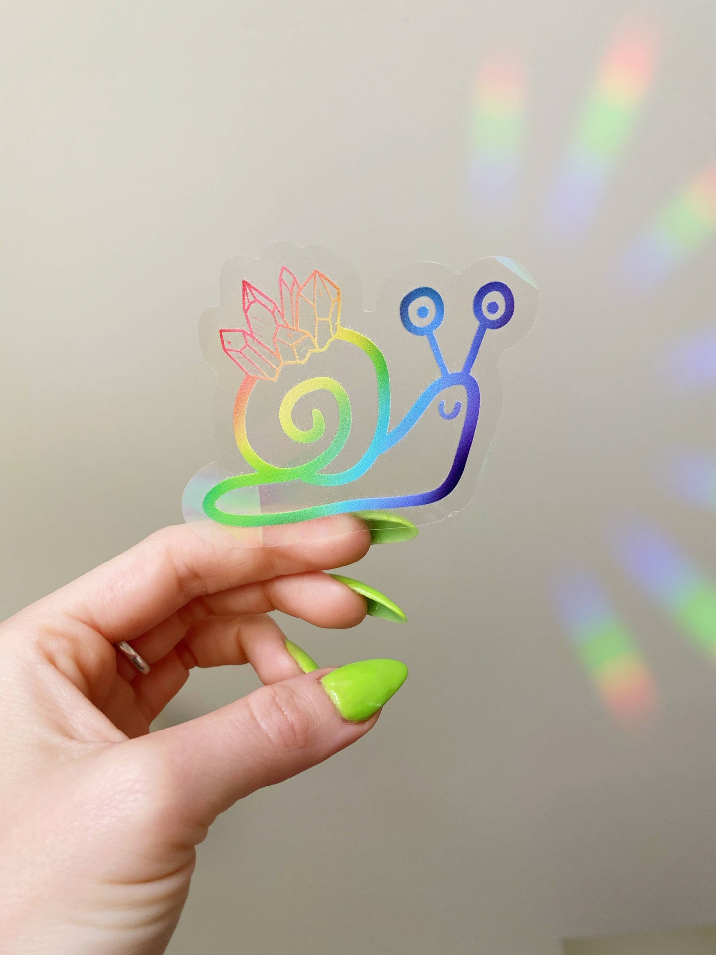 Snail Suncatcher Decal