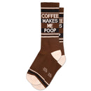 Coffee Makes Me Poop Gym Crew Socks-1