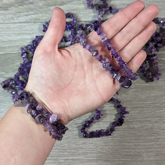 Gemstone Chip Bracelets