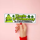 McWar Criminal Bumper Sticker-3