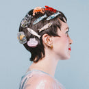 Blue Sardine Alligator Hair Clip Set-5