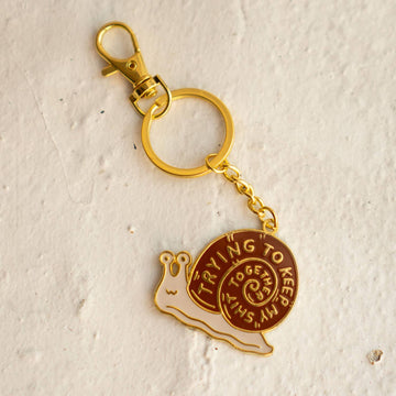 Trying Snail Keychain