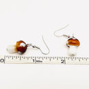 Brown Mushroom Earrings-3