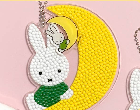 Miffy DIY Diamond Painting Keychain