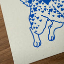 Heeler Hearts Silkscreen Print-4