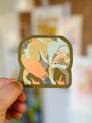 Sunrise Wolf Sticker-2