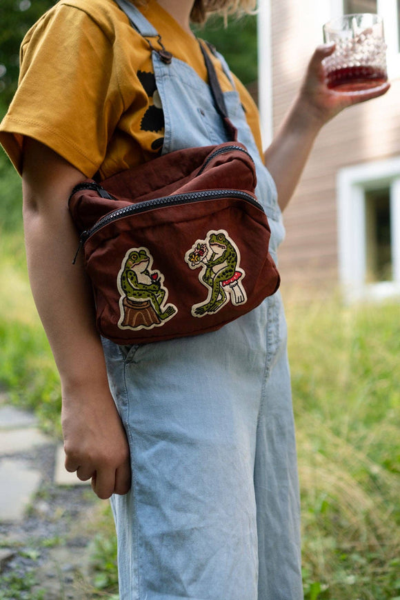 Froggy Embroidered Sticky Patch Set