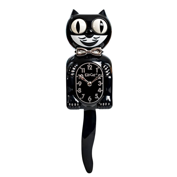 Retro Black Kitchen Edition Kit-Cat Klock
