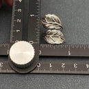Vintage Leaf Adjustable Ring-4