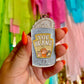 Toe Beans Glitter Keychain