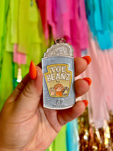 Toe Beans Glitter Keychain - 0