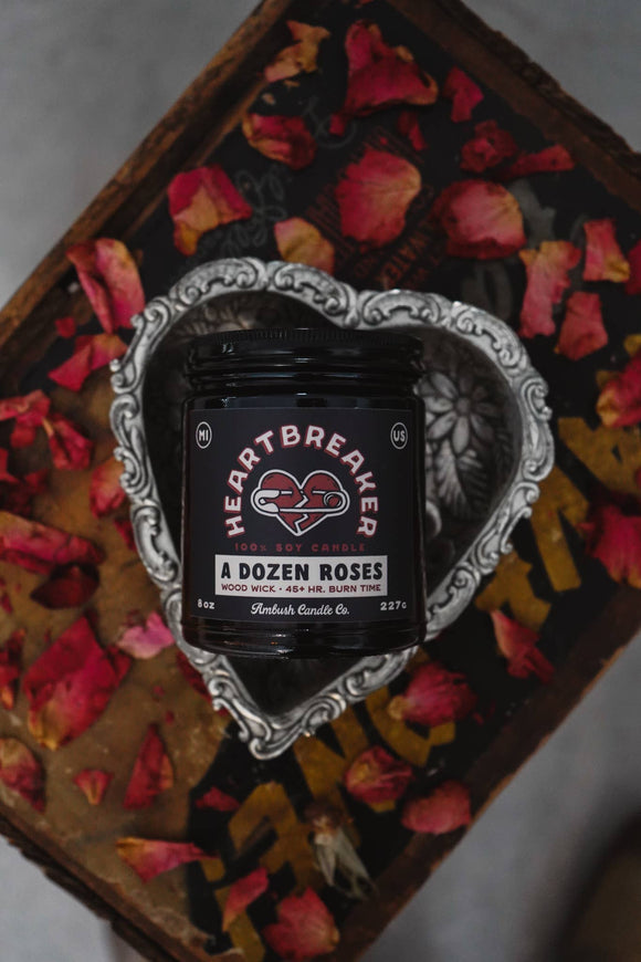 Heartbreaker | A Dozen Roses Candle