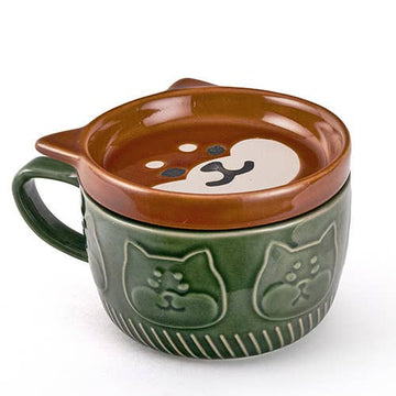 Shiba Dog Mug w/ Snack Lid