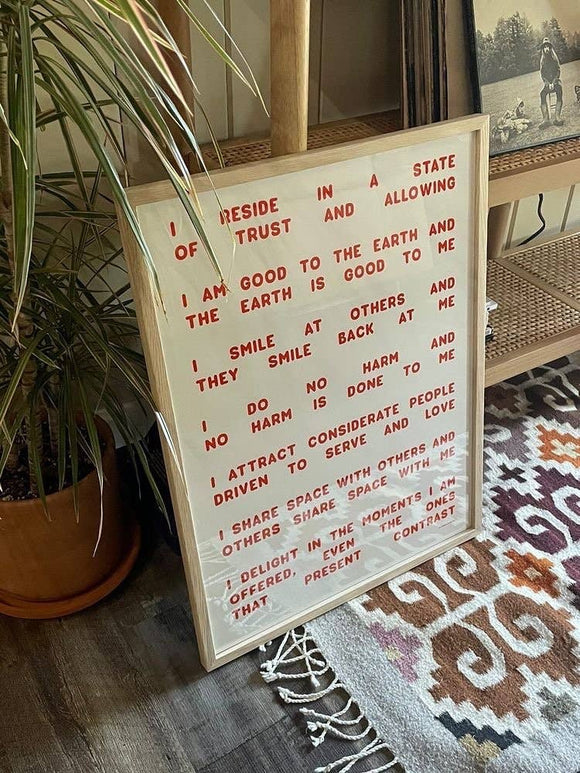 I Smile At Others Art Print