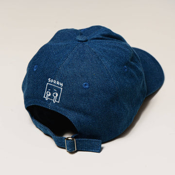SORRY: Denim Baseball Cap - 0