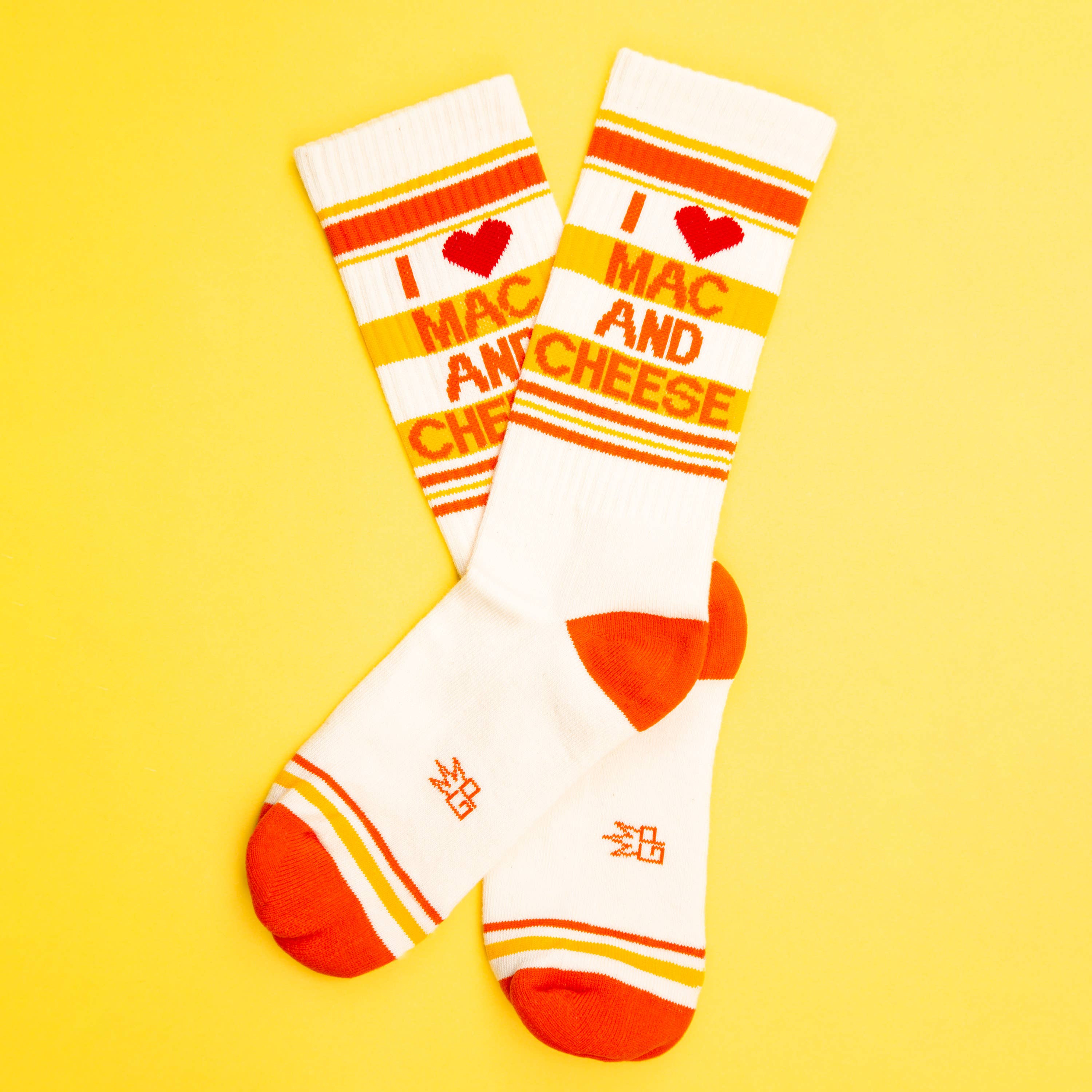 I <3 Mac N Cheese Gym Crew Socks - 0