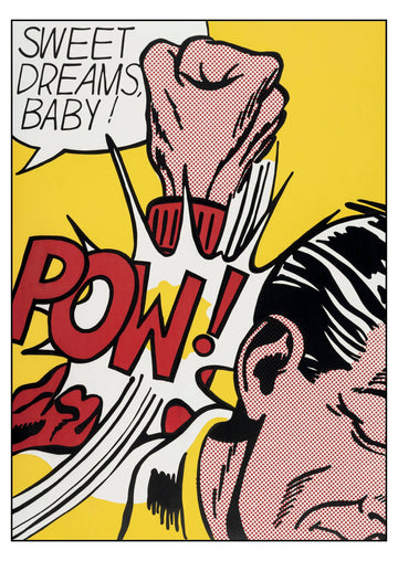 Sweet Dreams, Baby! Lichtenstein Postcard
