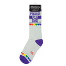 Proud Gay Dad Gym Crew Socks-3