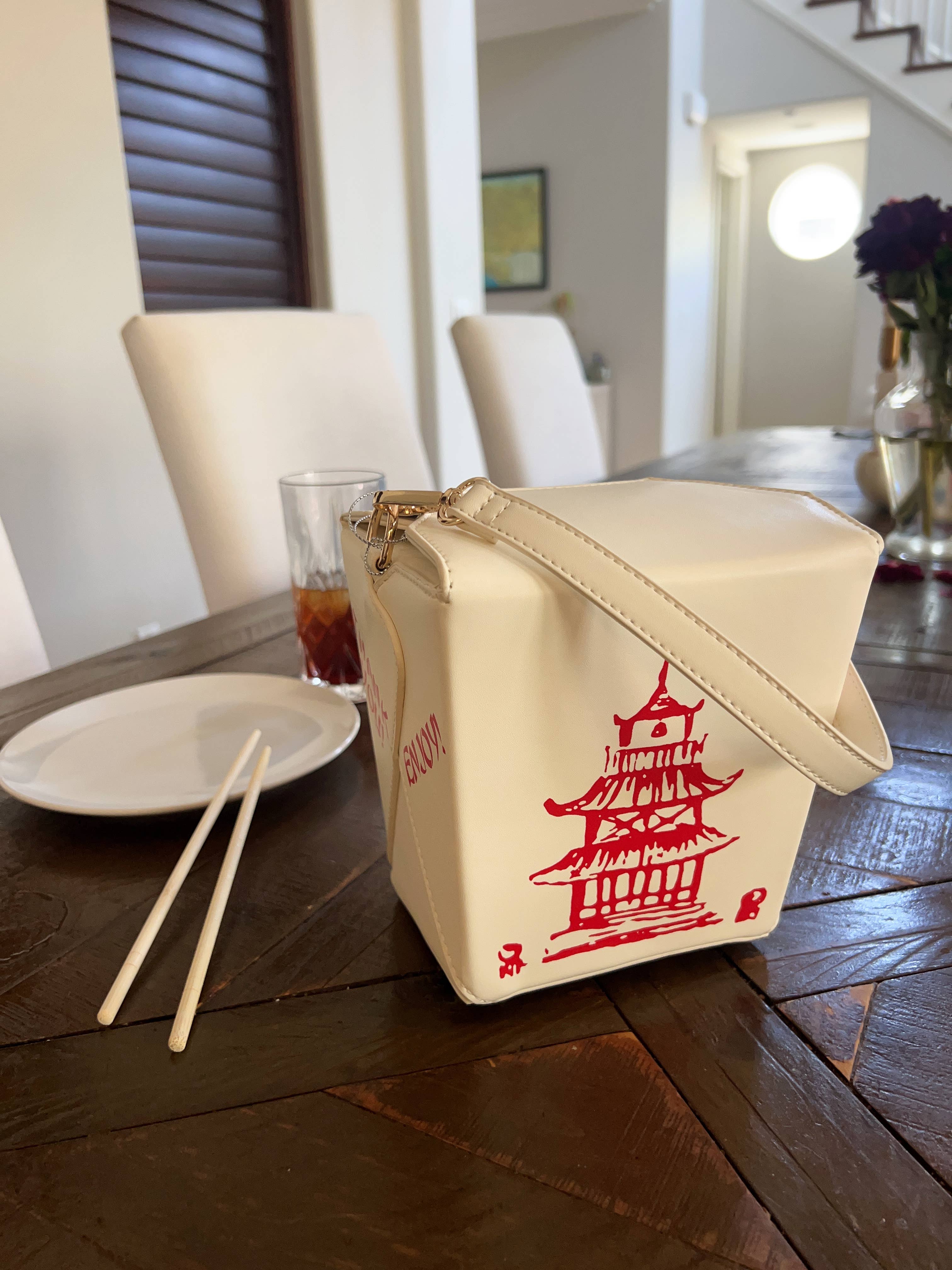 Takeout Box Crossbody Handbag